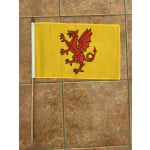 Somerset new large hand flag