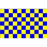 Checkered blue/yellow 5'x3' (Surrey)