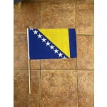 Bosnia large hand flag