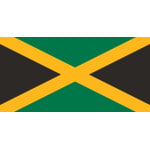Jamaica hand flag