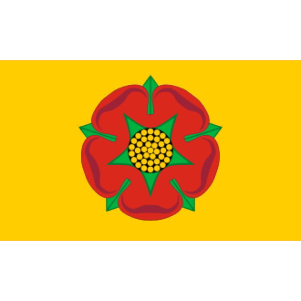 Lancashire medium table flag