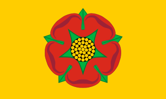 Lancashire Lancashire Rose (new) table flag - Image 1