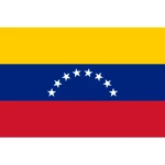 Venezuela 8 stars Table Flag