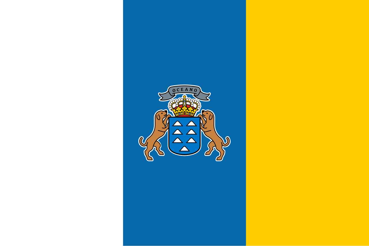 Canary islands Canary Islands medium table flag - Image 1