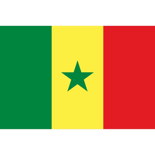 Senegal Table Flag