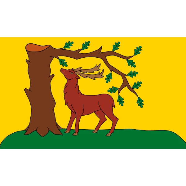 Berkshire hand flag