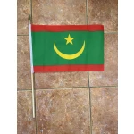 Mauritania new large hand flag