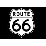 Route 66 (black) 5'x3'