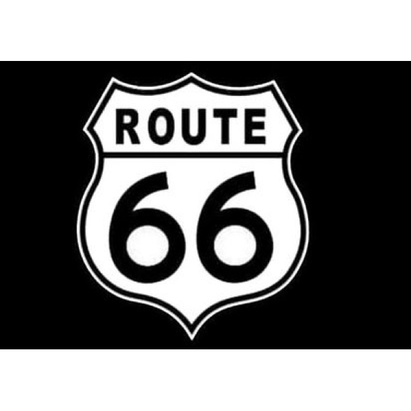 Route 66 (black) 5'x3'
