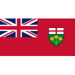 Ontario hand flag