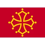 Midi Pyrenees table flag