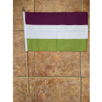 Genderqueer  Large Hand Flag