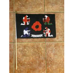 Britain Remembers Large Hand Flag