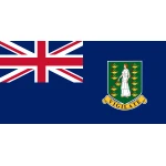 British Virgin Islands hand flag