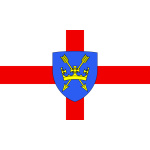 St Edmund of Suffolk medium hand flag