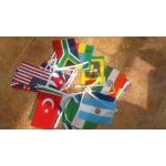 12m 40 flag Assorted World Country bunting