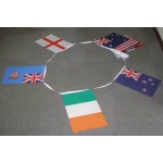 13m 14 flag Rugby League World Cup 2013 bunting