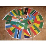 15m 54 flag African Nations bunting