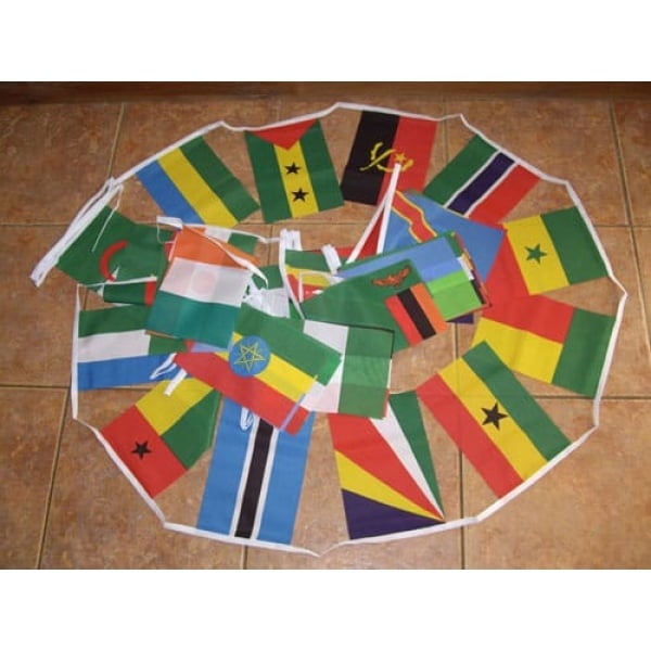 15m 54 flag African Nations bunting