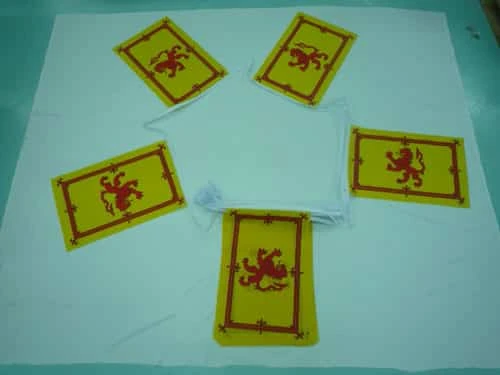 20m-32-flag-18-x-4df8ca78c0db2 20m 32 flag 18"x12" Lion Rampant (Scotland) Bunting - Image 1