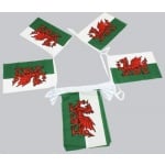 20m 32 flag 18"x12" Wales Bunting
