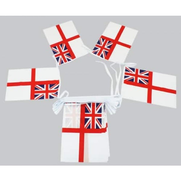 20m 32 flag 18"x12" White Ensign Bunting