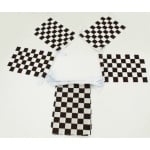 20m 32 flag 18x12  Checkered black/white  Bunting