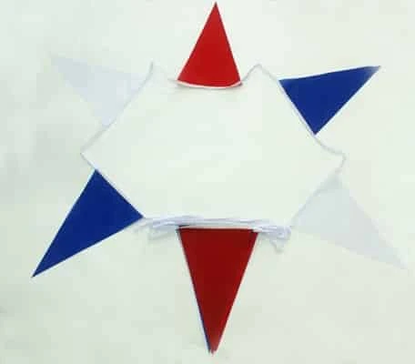 20m-33-flag-12-x-5375c63239f37 20m 33 flag 12"x20" Red/White/Blue triangle bunting - Image 1