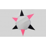 20m Bunting 54 Flag Pink and Black