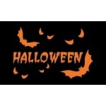 Halloween Orange Bat 5'x3'