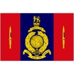45 Commando Royal Marines table flag