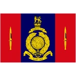 45 Commando Royal Marines table flag