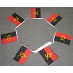 6m 20 flag Angola bunting