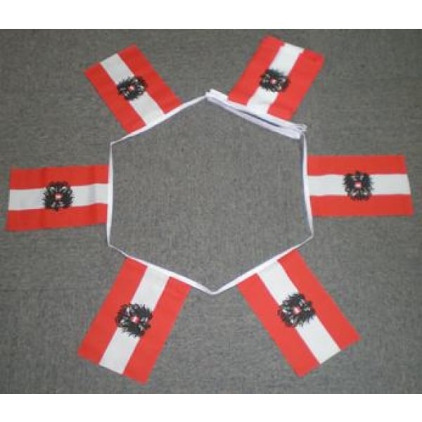 6m 20 flag Austria State (Eagle) bunting