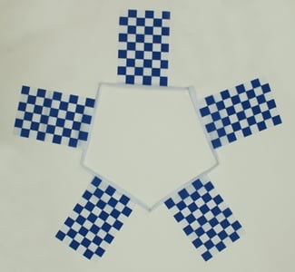6m-20-flag-blue-4f1428c416664 6m 20 flag Checkered blue/white bunting - Image 1