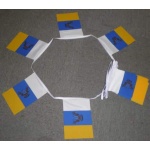 6m 20 flag Canary Islands bunting