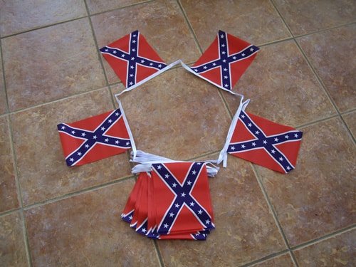 6m-20-flag-confe-4e15ab9539f3c 6m 20 flag Confederate Bunting - Image 1