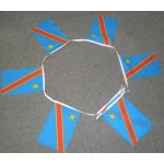 6m 20 flag Congo Kinshasa Zaire (new) bunting