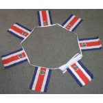 6m 20 flag Costa Rica bunting