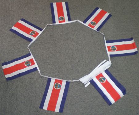 6m-20-flag-costa-4ea97dc01a5f7 6m 20 flag Costa Rica bunting - Image 1