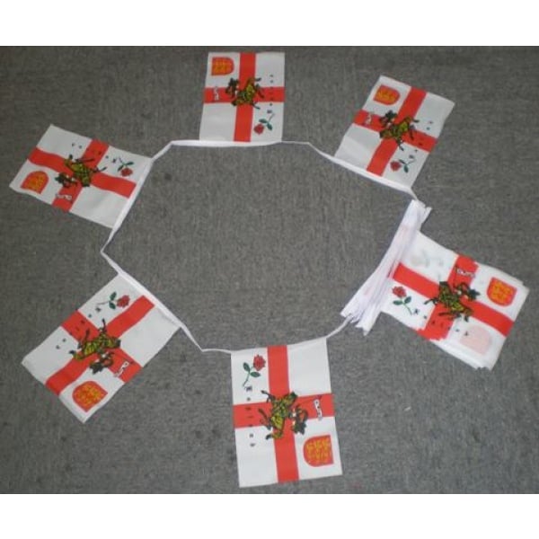 6m 20 flag English Rose Lion bunting