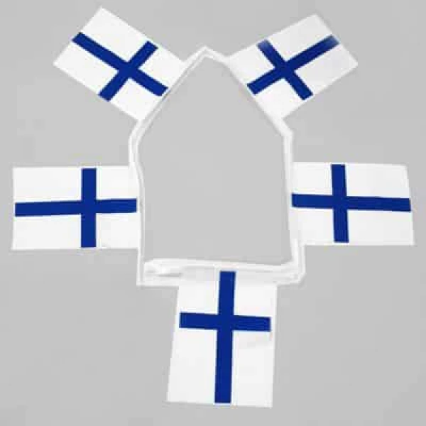 6m 20 flag Finland bunting