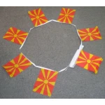 6m 20 flag North Macedonia bunting