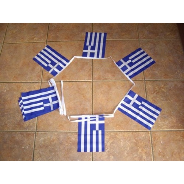 6m 20 Flag Greece Bunting