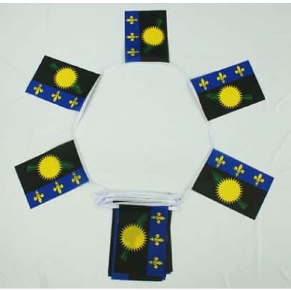 6m 20 flag Guadeloupe bunting