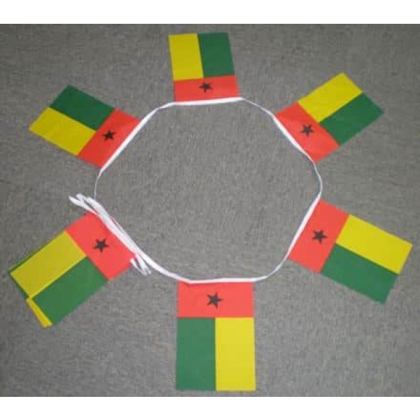 6m 20 flag Guinea Bissau bunting