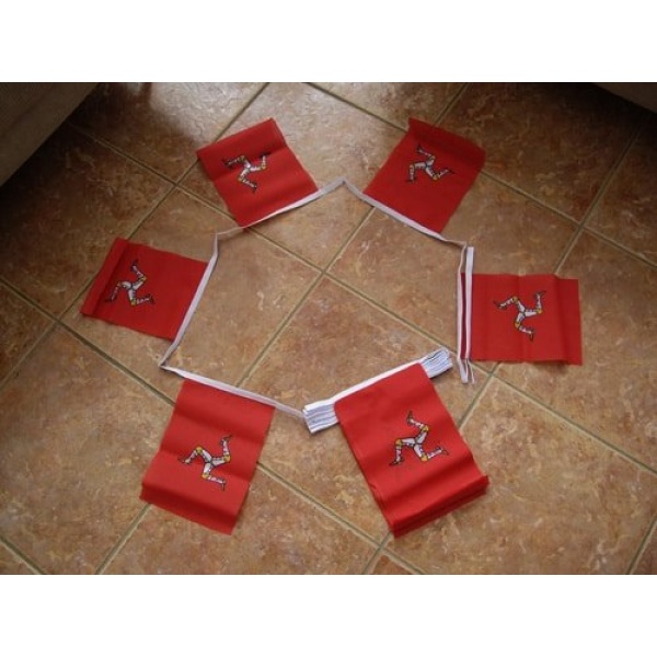 6m 20 flag Isle of Man bunting