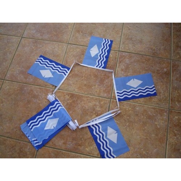 6m 20 Flag Isle of Wight (new) Bunting
