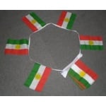 6m 20 flag Kurdistan bunting