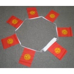 6m 20 flag Kyrgyzstan bunting